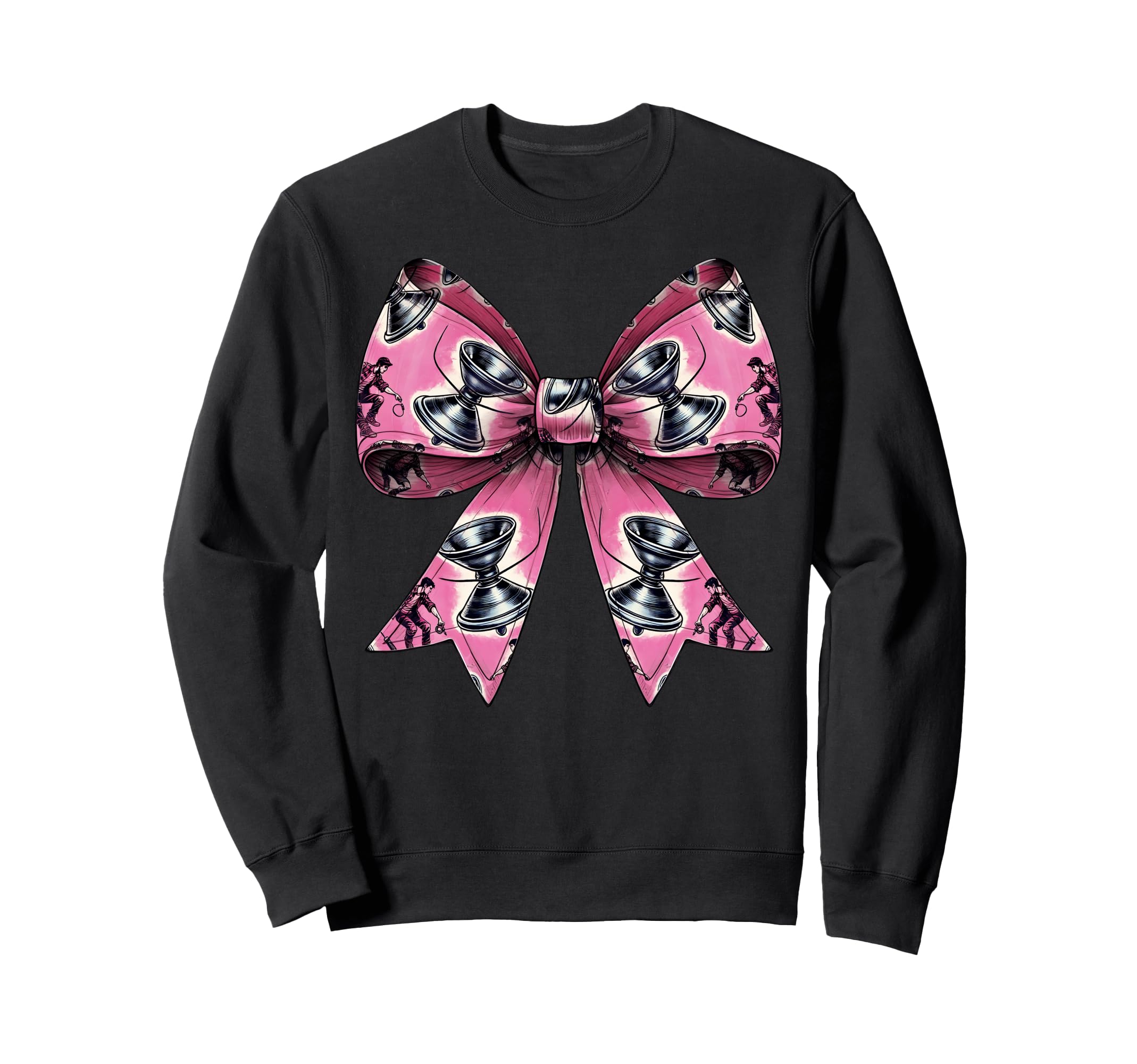 Coquette Bow Toy Pattern Day Pink Mom Sweatshirt Yo-Yo Girl s Mother s чёрный
Coquette Bow Toy Pattern Day Pink Mom Sweatshirt Yo-Yo Girl s Mother s чёрный