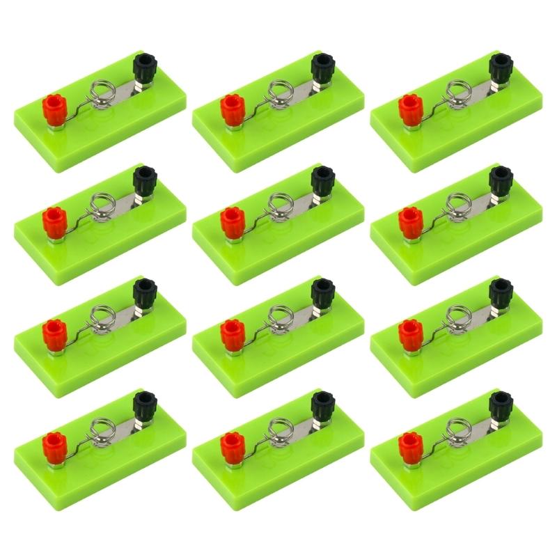 12PCS Small Lamp Holder With Terminal Screw Bulb Socket Lamp Holder for Lab and Physics Electricity Experiment Supplies 1
12PCS Small Lamp Holder With Terminal Screw Bulb Socket Lamp Holder for Lab and Physics Electricity Experiment Supplies 1