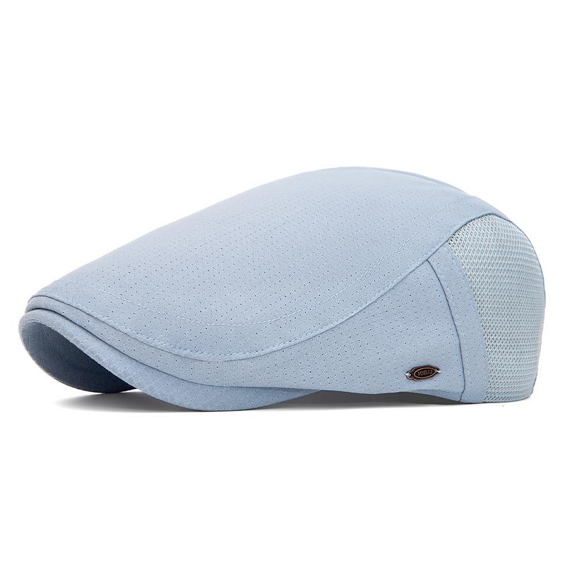 Summer Men s Mesh Breathable Sunshade Forward Cap Quick-Drying British Cap Beret Newspaper Cap
Summer Men s Mesh Breathable Sunshade Forward Cap Quick-Drying British Cap Beret Newspaper Cap