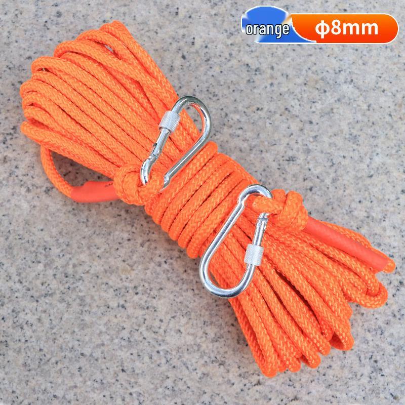 Huishun 8mm Orange Polyester Emergency Escape Rope with Steel Core
Huishun 8mm Orange Polyester Emergency Escape Rope with Steel Core