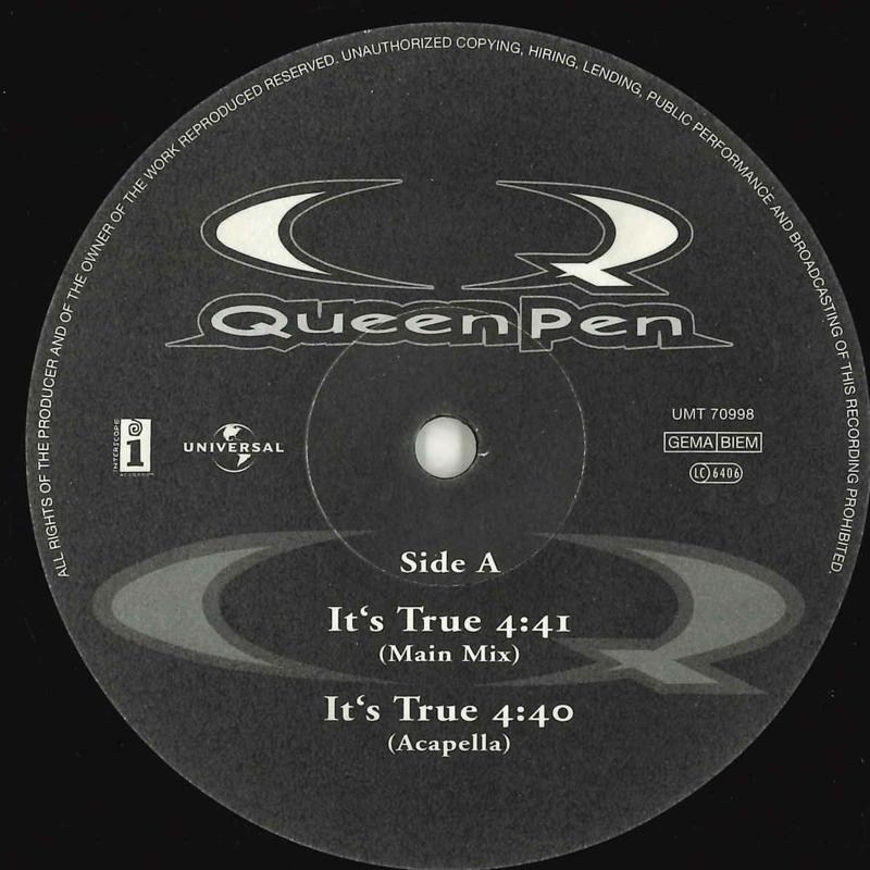 12inch Record QUEEN PEN - It s True / Man Behind The Music UMT70998 INTERSCOPE 1998 Europe Rap & Hip-Hop/R&B Used
12inch Record QUEEN PEN - It s True / Man Behind The Music UMT70998 INTERSCOPE 1998 Europe Rap & Hip-Hop/R&B Used