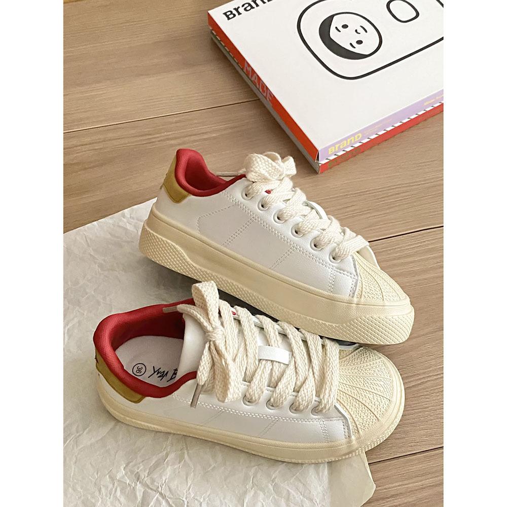 thick-soled shell head white shoes women s autumn new versatile niche design casual board shoes Size 35 is too small, please take one size larger світло-коричневого кольору
thick-soled shell head white shoes women s autumn new versatile niche design casual board shoes Size 35 is too small, please take one size larger світло-коричневого кольору