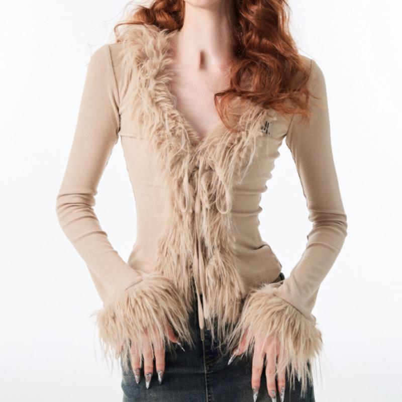 Korean Sexy Fashion Grunge Cardigan Y2k Aesthetic V-neck Jacket Women Harajuku Vintage Bandage Fur Patchwork Coat 2026 Autumn XL жовтий
Korean Sexy Fashion Grunge Cardigan Y2k Aesthetic V-neck Jacket Women Harajuku Vintage Bandage Fur Patchwork Coat 2026 Autumn XL жовтий