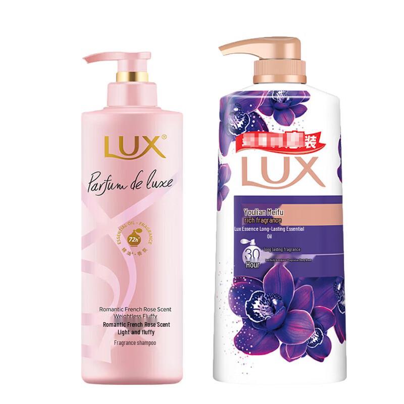LUX Rose Garden Shampoo & Lotus Charm Shower Gel Set
LUX Rose Garden Shampoo & Lotus Charm Shower Gel Set