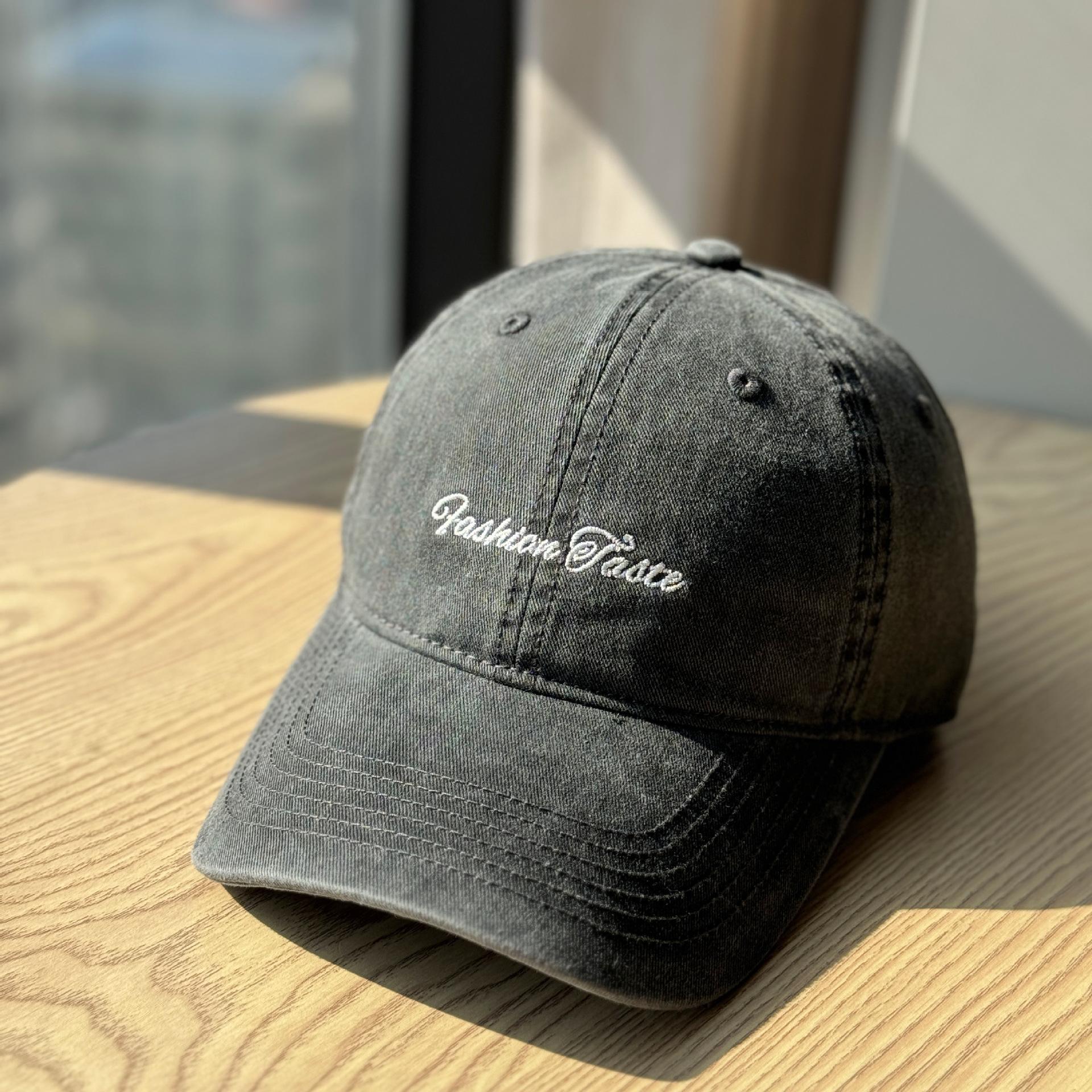 High-quality washed denim soft-top baseball cap for men and women, couple s embroidered letter curved brim cap that makes the face look smaller Adult54-60Adjustable чёрный
High-quality washed denim soft-top baseball cap for men and women, couple s embroidered letter curved brim cap that makes the face look smaller Adult54-60Adjustable чёрный