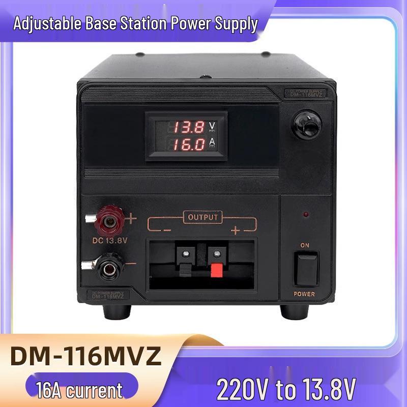 DM-116MVZ Vehicle Mount Walkie-Talkie Station with Adjustable 16A Relay Power Supply (220V to 13.8V) Other
DM-116MVZ Vehicle Mount Walkie-Talkie Station with Adjustable 16A Relay Power Supply (220V to 13.8V) Other