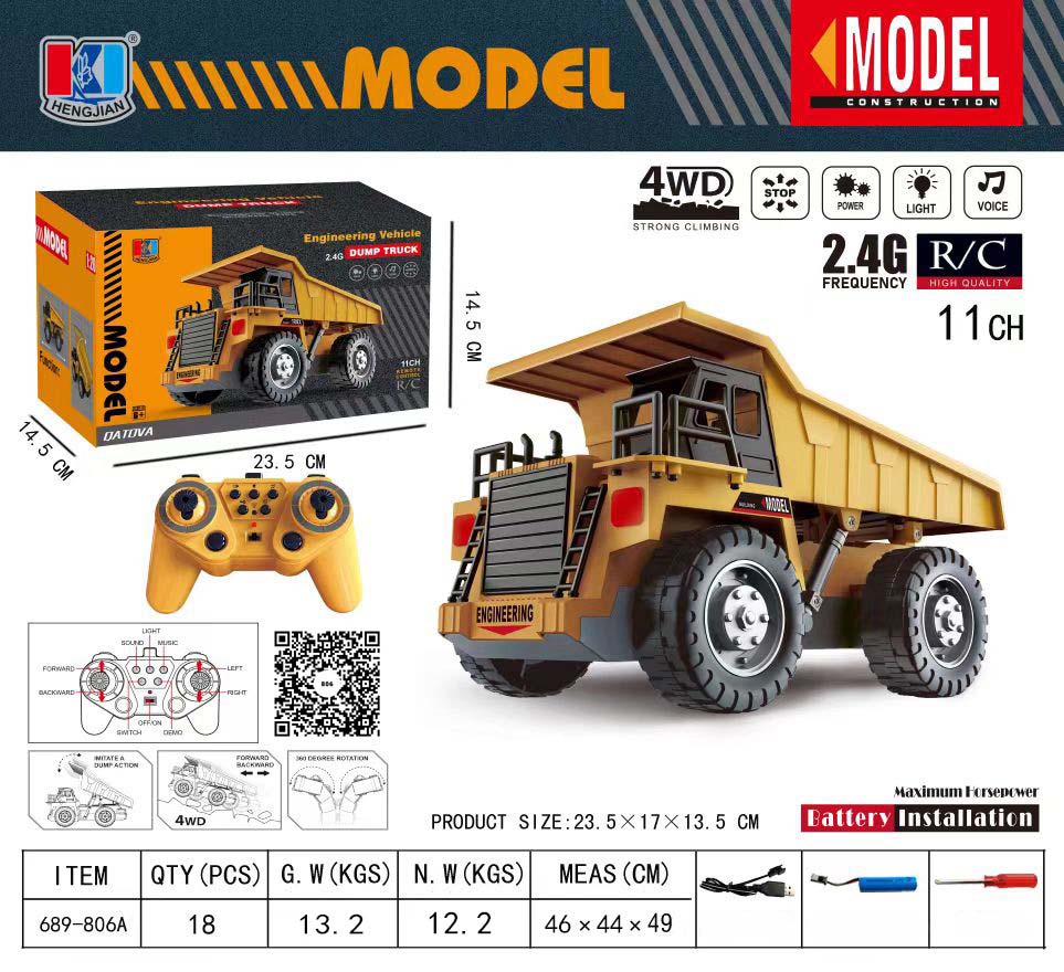 Новый 2.4G Пульт Дистанционного Управления Экскаватор Самосвал Модель Машины Игрушка Профессиональный Сплав Пластик Симуляция Строительная Техника Для Ребенка
Новый 2.4G Пульт Дистанционного Управления Экскаватор Самосвал Модель Машины Игрушка Профессиональный Сплав Пластик Симуляция Строительная Техника Для Ребенка