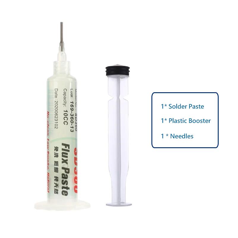 MECHANIC SD360 LEAD-FREE Solder Paste Transparent No-Clean Welding Flux for Mobile Phone Computer PCB BGA Soldering Tools A
MECHANIC SD360 LEAD-FREE Solder Paste Transparent No-Clean Welding Flux for Mobile Phone Computer PCB BGA Soldering Tools A