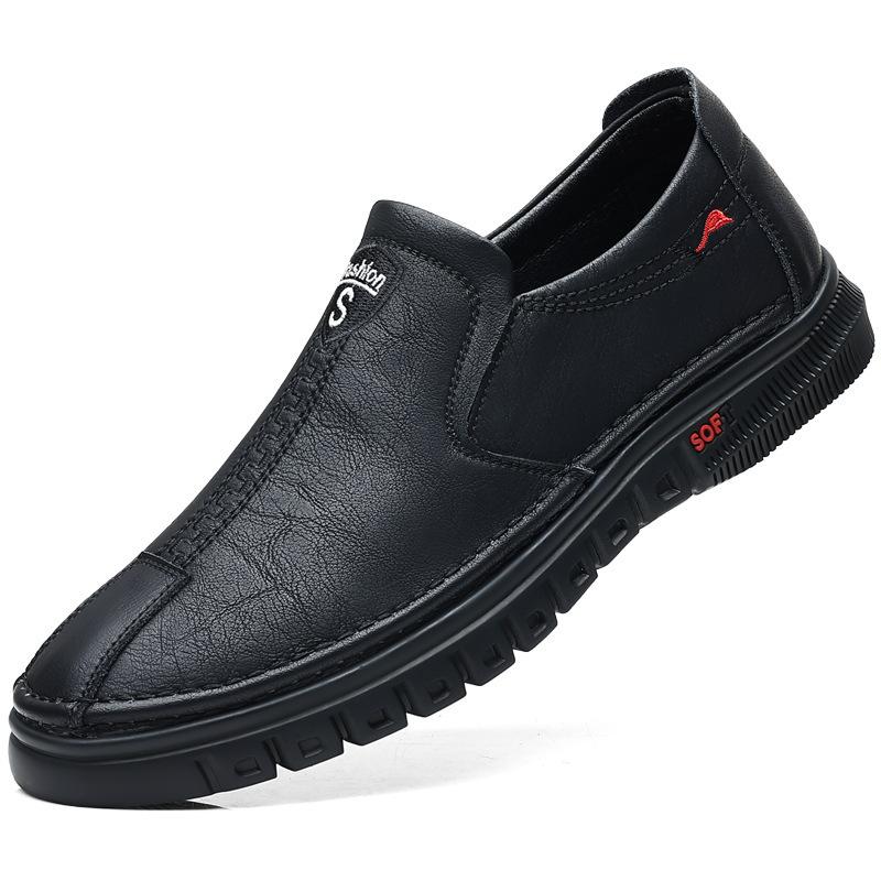 Autumn men s shoes casual soft leather trend one pedal breathable lazy men s leather shoes 38
Autumn men s shoes casual soft leather trend one pedal breathable lazy men s leather shoes 38