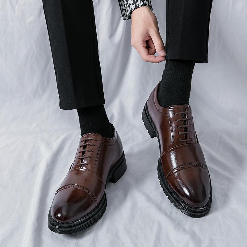 Large size 46 leather shoes men s platform height increase business dress casual fashion lace-up youth leather shoes 38
Large size 46 leather shoes men s platform height increase business dress casual fashion lace-up youth leather shoes 38