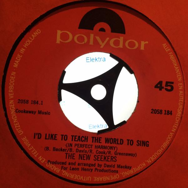 7inch Record NEW SEEKERS Id Like To Teach The World To Sing 2058184 Polydor 1972 Netherland Pop Used
7inch Record NEW SEEKERS Id Like To Teach The World To Sing 2058184 Polydor 1972 Netherland Pop Used