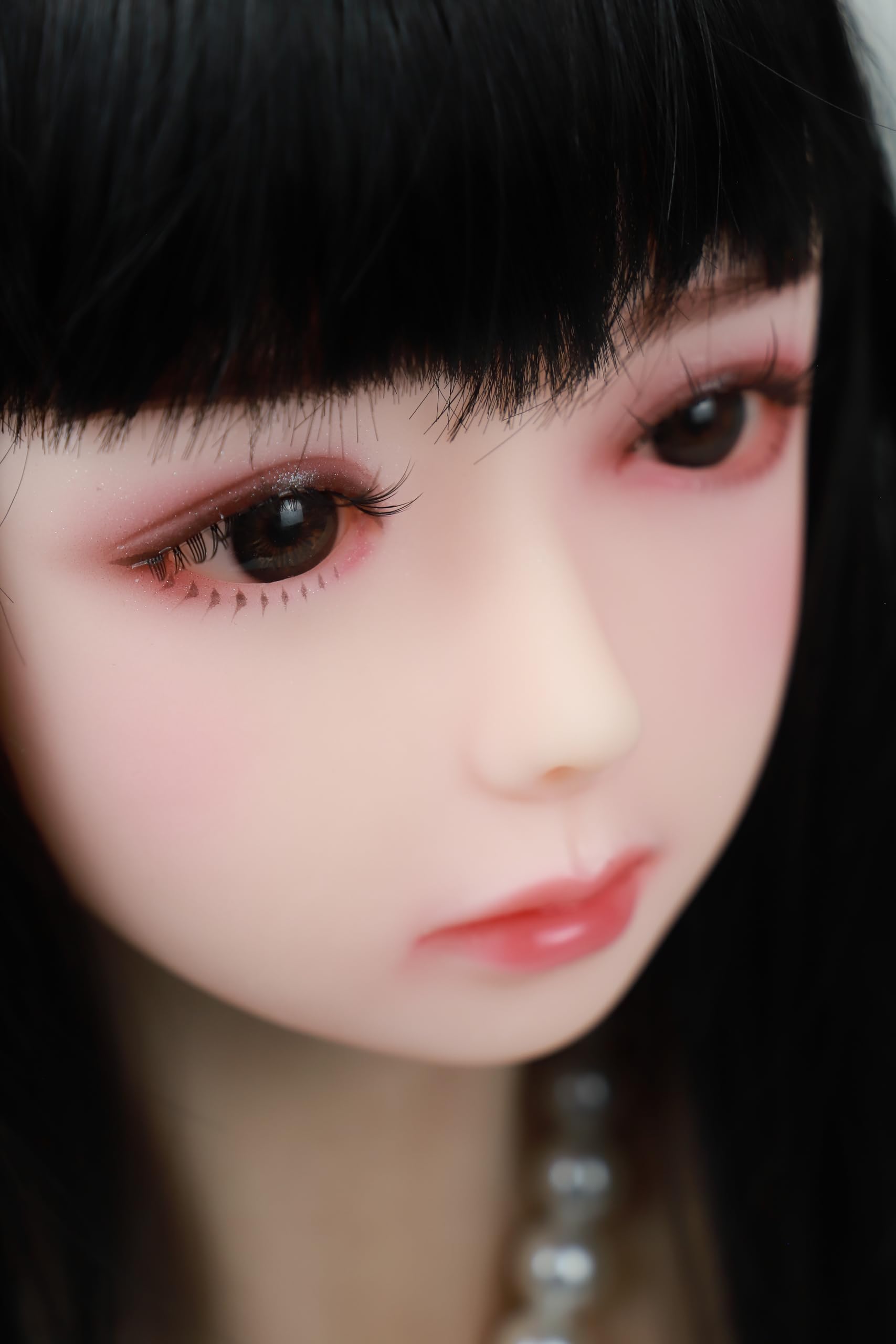 Figure Head Only High Quality TPE Head Head Only Wig Type 2 Types of Connection Wig Type Black Hair #260-Long
Figure Head Only High Quality TPE Head Head Only Wig Type 2 Types of Connection Wig Type Black Hair #260-Long