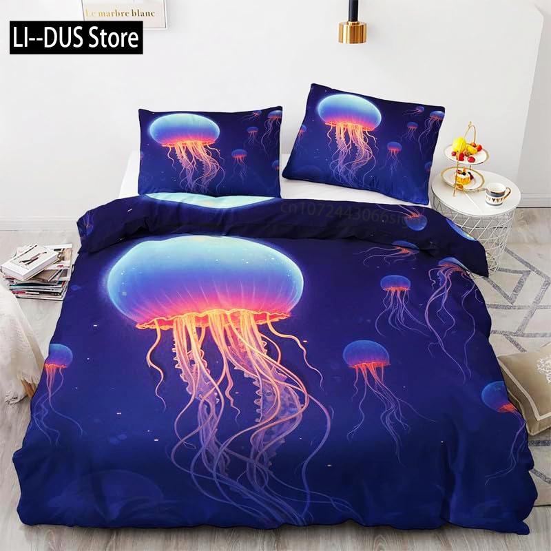Comforter Colorful Jellyfish Decor Twin Ocean Bedding Sets Underwater Animal Comforter For Kids Teens Adults 3 Pcs Comforter (quilt)-EU Single(135*200cm)3pcs
Comforter Colorful Jellyfish Decor Twin Ocean Bedding Sets Underwater Animal Comforter For Kids Teens Adults 3 Pcs Comforter (quilt)-EU Single(135*200cm)3pcs