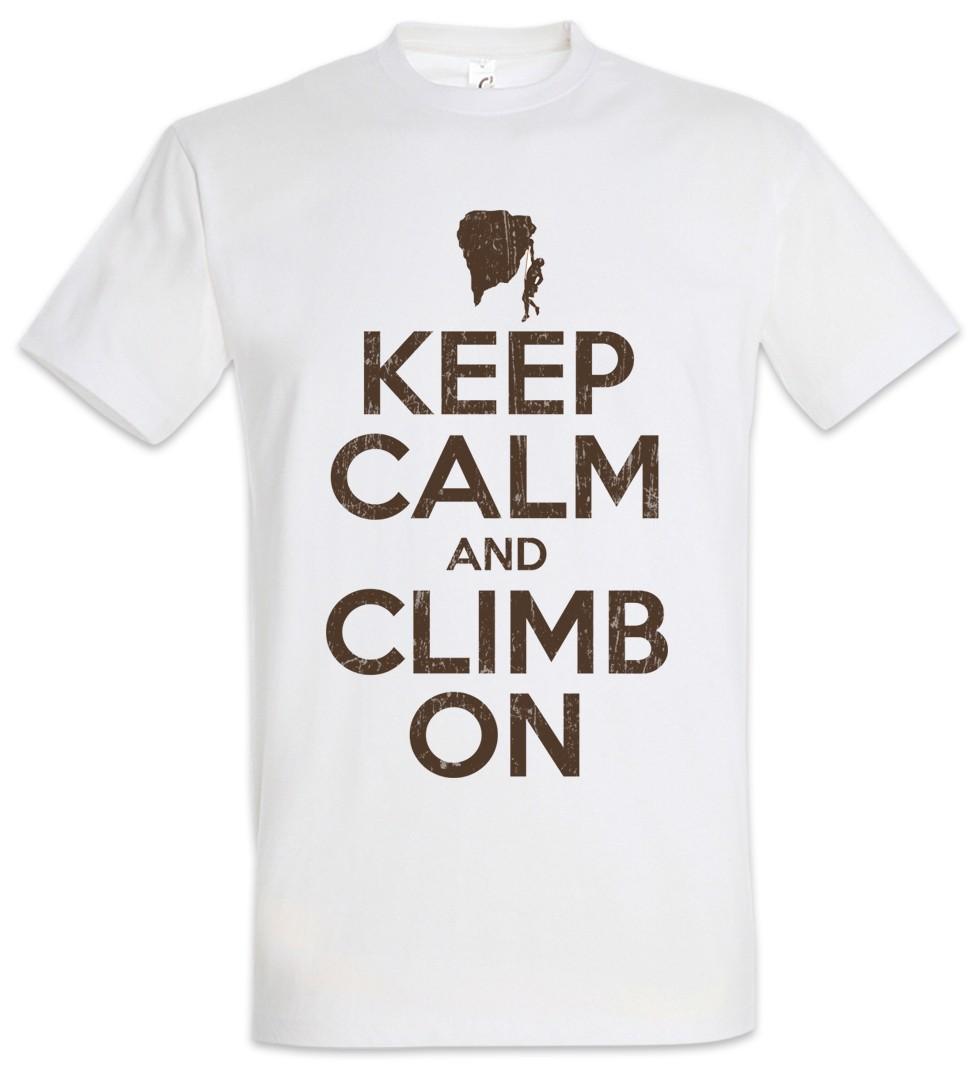 Keep Calm And Climb On Mens T-Shirt Mens Womens Tees Top Climbing Bouldering Bouldering Scramble Climb M
Keep Calm And Climb On Mens T-Shirt Mens Womens Tees Top Climbing Bouldering Bouldering Scramble Climb M