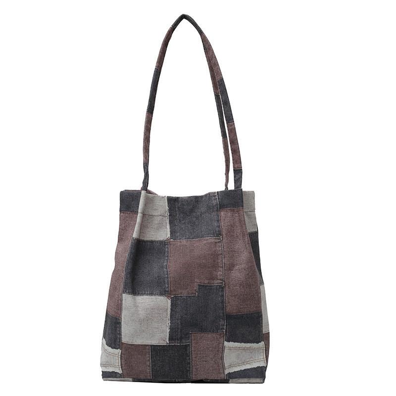 Trendy Plaid Canvas Tote Bag With Soft Texture And Vibrant Colors Perfect For Everyday Use коричневий
Trendy Plaid Canvas Tote Bag With Soft Texture And Vibrant Colors Perfect For Everyday Use коричневий
