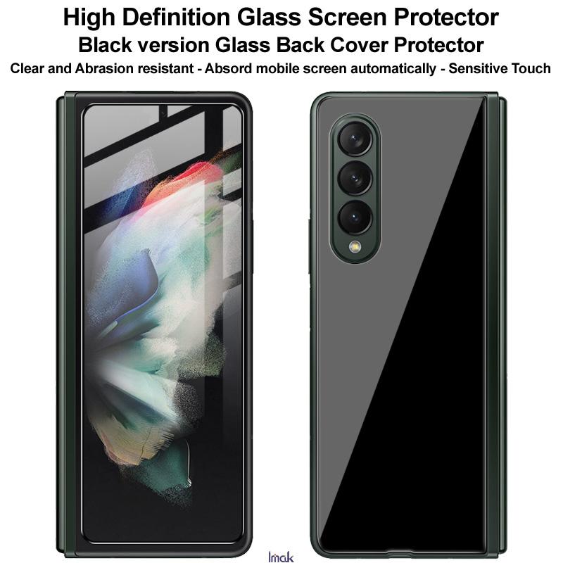 IMAK Shockproof Anti-dust Quality Front+Back HD Tempered Glass Screen Protector Set for Samsung Galaxy Z Fold3 5G Type A
IMAK Shockproof Anti-dust Quality Front+Back HD Tempered Glass Screen Protector Set for Samsung Galaxy Z Fold3 5G Type A