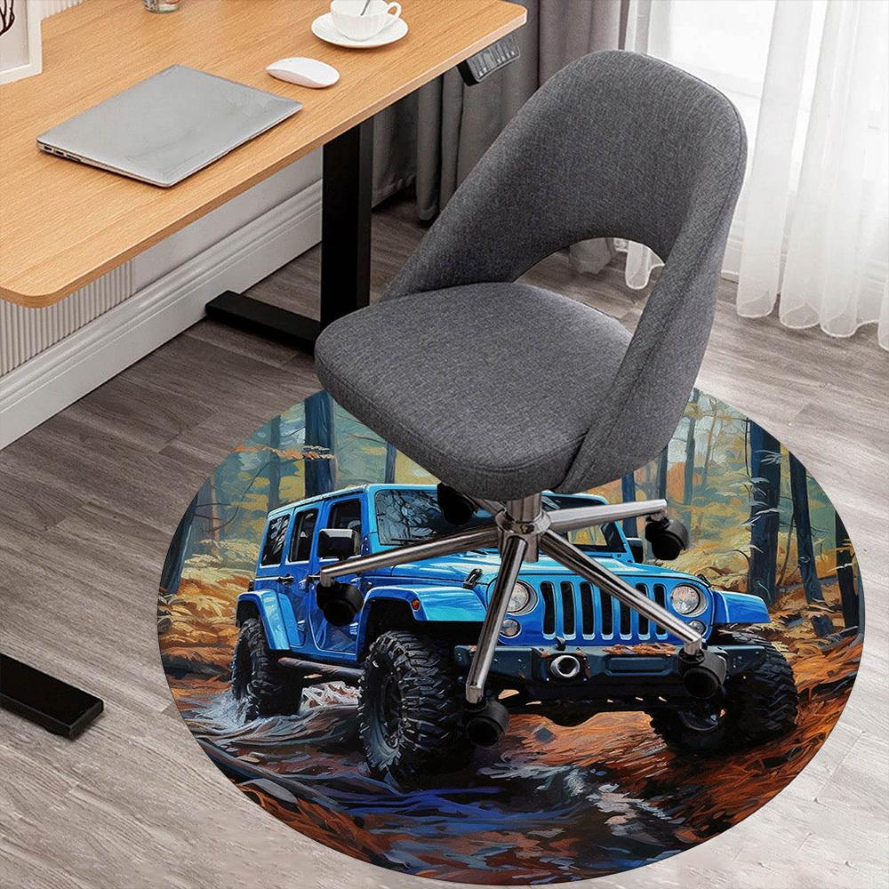 1pc Jeep Off-road Round Chair mat office Area Rug - Non-Slip, Floor Mat for Office, Bedroom, Ideal home decor gift c0112072 80cm
1pc Jeep Off-road Round Chair mat office Area Rug - Non-Slip, Floor Mat for Office, Bedroom, Ideal home decor gift c0112072 80cm