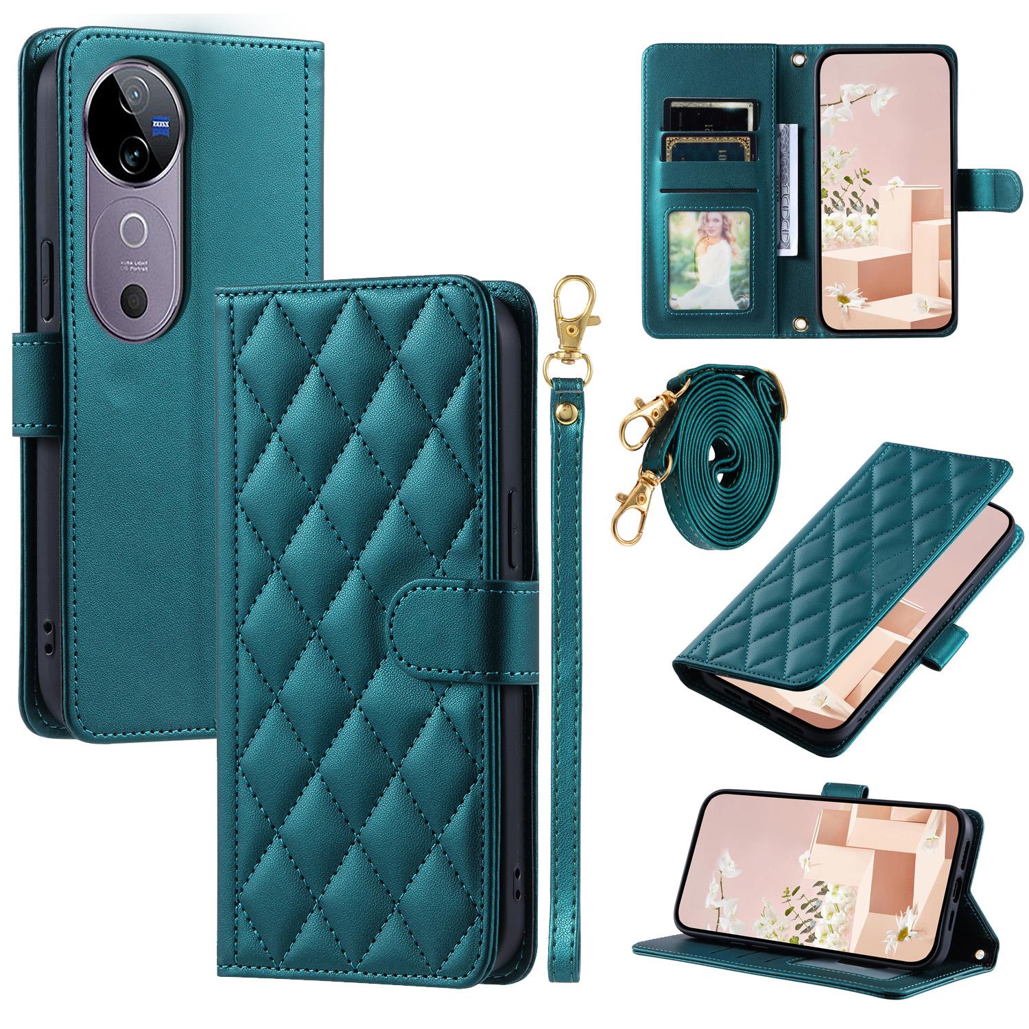 Leather Case for vivo T3 Ultra 5G/V40 Pro 5G/V40 5G/S19 Pro 5G Wallet Rhombus Grid Phone Cover Green
Leather Case for vivo T3 Ultra 5G/V40 Pro 5G/V40 5G/S19 Pro 5G Wallet Rhombus Grid Phone Cover Green