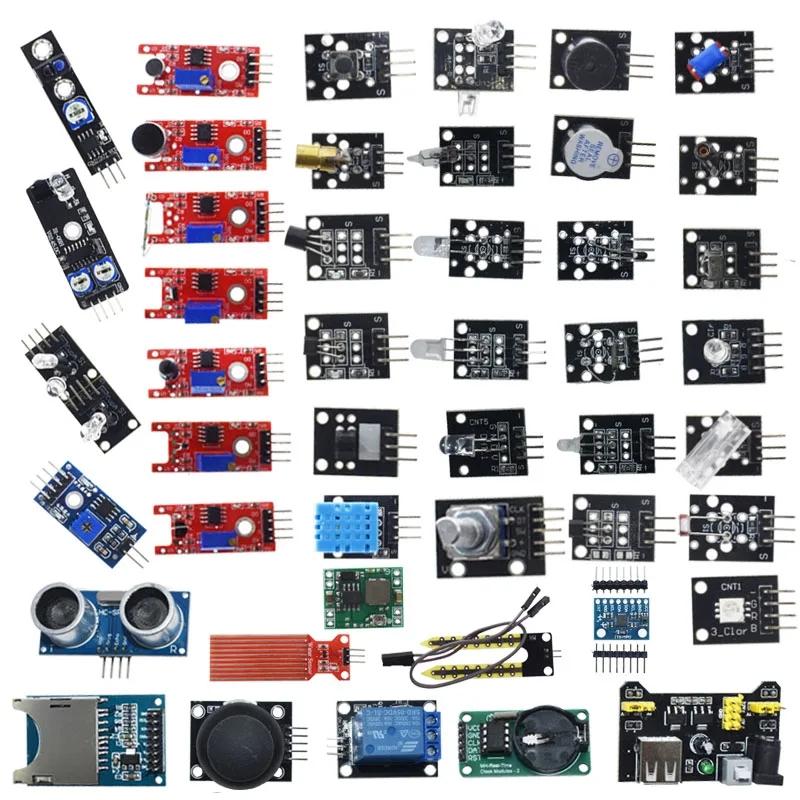 Стартовий набір модулів датчиків 45 в 1 для arduino, кращий за набір датчиків 37 в 1 Набір датчиків 37 в 1 з коробкою DIY Набір Електронний
Стартовий набір модулів датчиків 45 в 1 для arduino, кращий за набір датчиків 37 в 1 Набір датчиків 37 в 1 з коробкою DIY Набір Електронний