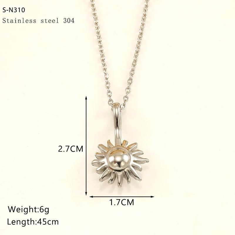 Подвеска из титановой стали Ожерелье Цветок Ветер Личность Креативное Год Нержавеющая сталь Подсолнух Ожерелье
Подвеска из титановой стали Ожерелье Цветок Ветер Личность Креативное Год Нержавеющая сталь Подсолнух Ожерелье