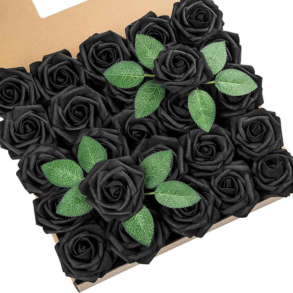 25 Pieces Home Office Artificial Flowers Indoor Outdoor Party Wedding Reusable Portable Simulation Roses Decor
25 Pieces Home Office Artificial Flowers Indoor Outdoor Party Wedding Reusable Portable Simulation Roses Decor
