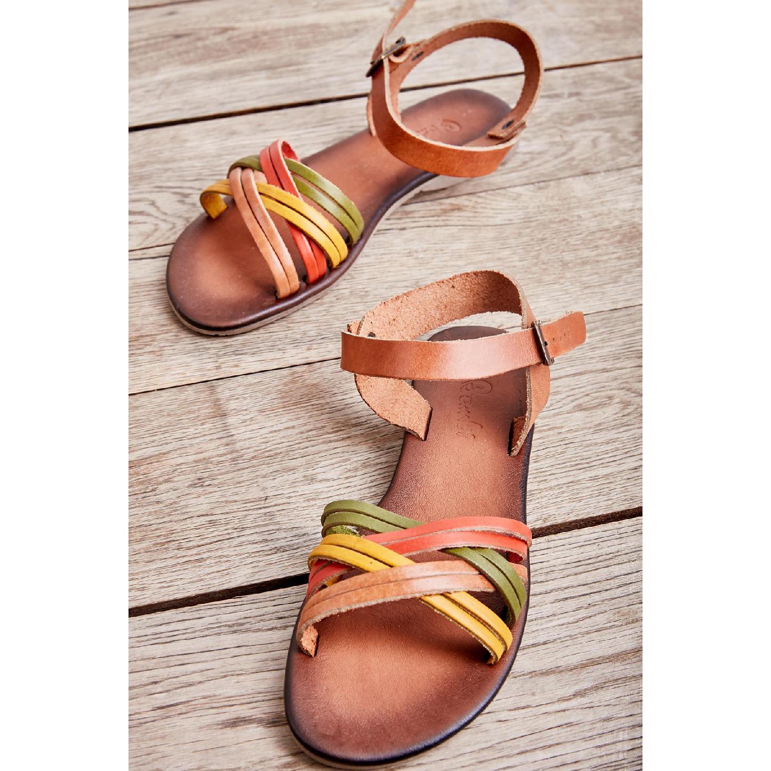 Желто-зеленые женские сандалии из натуральной кожи K05685161903
Желто-зеленые женские сандалии из натуральной кожи K05685161903