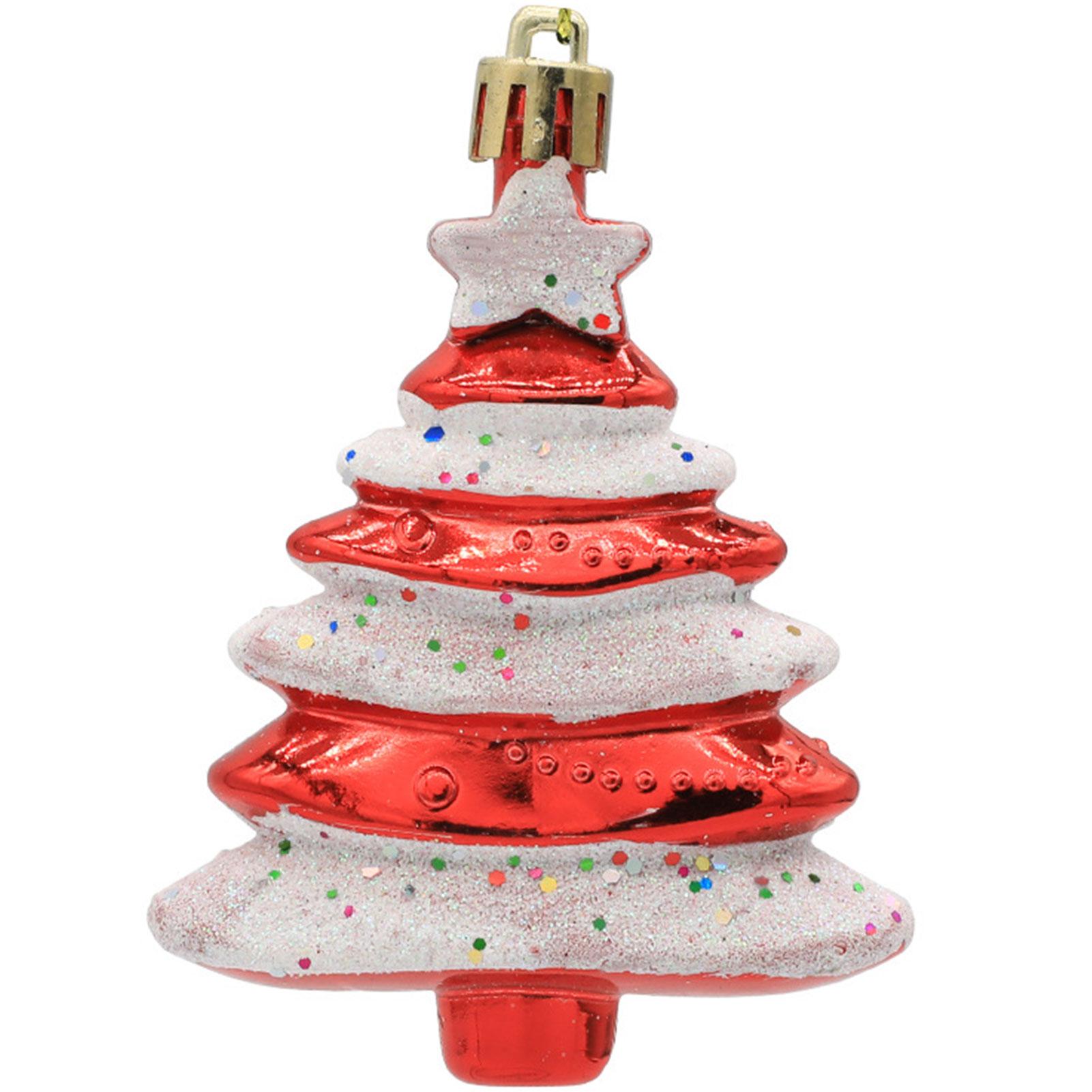 4pcs Christmas Tree set Ornament Plastic Hanging Decorations 9x6cm Silver Gold Red Blue Champagne Rose Gold for Xmas Party Gifts червоний
4pcs Christmas Tree set Ornament Plastic Hanging Decorations 9x6cm Silver Gold Red Blue Champagne Rose Gold for Xmas Party Gifts червоний