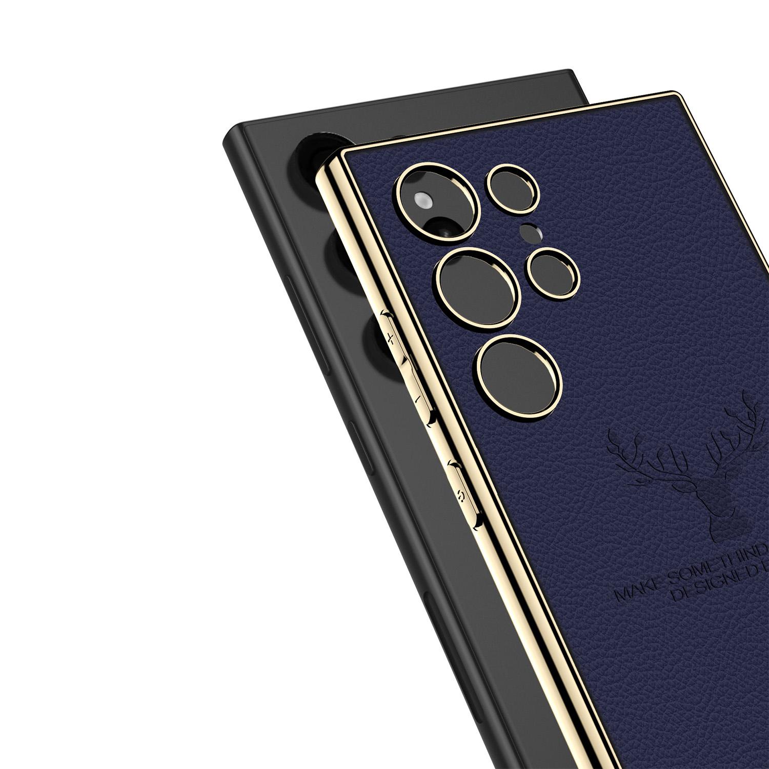 For Samsung Galaxy S23 Ultra Case Deer Pattern Electroplating TPU+PC+PU Phone Back Cover Black
For Samsung Galaxy S23 Ultra Case Deer Pattern Electroplating TPU+PC+PU Phone Back Cover Black