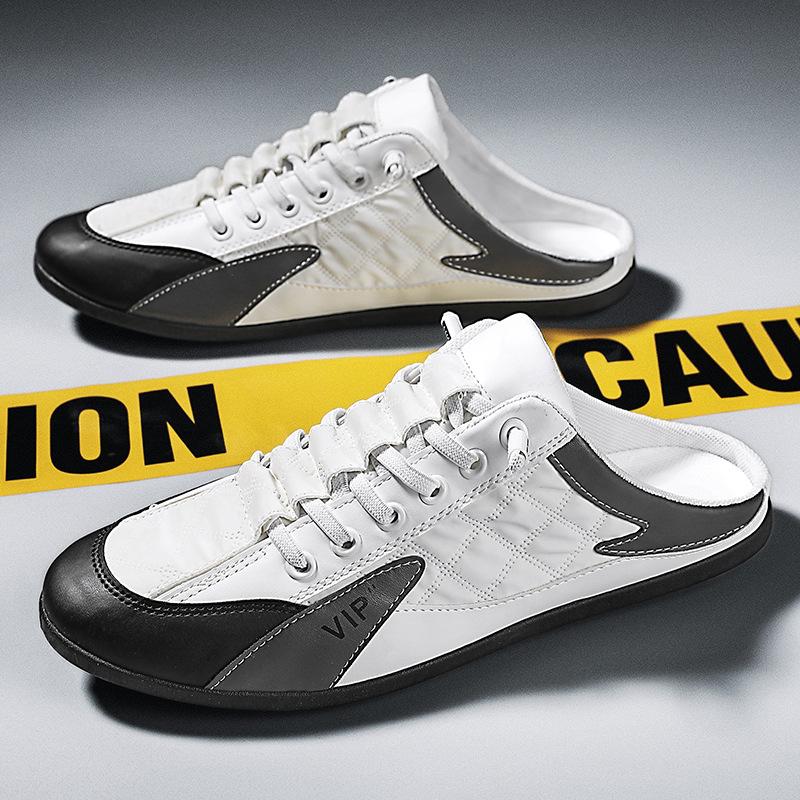 Мужская обувь 2025 года, летние новые полутапочки, мужские универсальные дышащие туфли Doudou, корейская версия, модные ленивые туфли с одной педалью 39
Мужская обувь 2025 года, летние новые полутапочки, мужские универсальные дышащие туфли Doudou, корейская версия, модные ленивые туфли с одной педалью 39