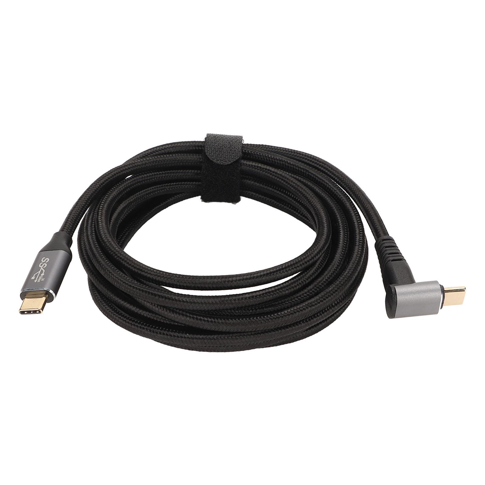 90-градусный кабель USB C 4K 60 Гц поддерживает PD100W Type C 3.2 Gen2 полнофункциональный USB C быстрая зарядка 3cm/118.1in
90-градусный кабель USB C 4K 60 Гц поддерживает PD100W Type C 3.2 Gen2 полнофункциональный USB C быстрая зарядка 3cm/118.1in
