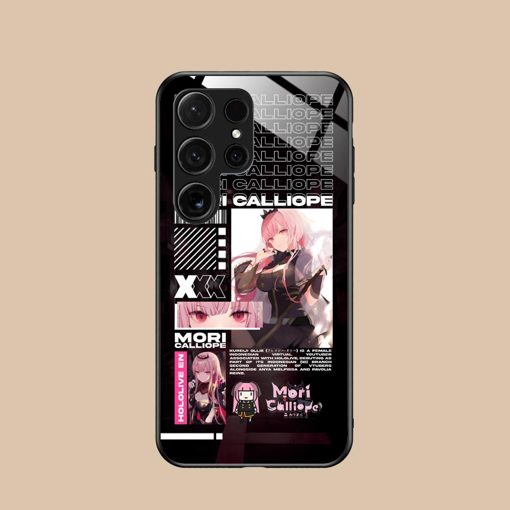 Holo Mori Calliope Glass Mobile Phone Case for Samsung Galaxy A56 55 54 53 52 51 36 35 34 23 16 15 5G Colorful Cover Galaxy A16 5G
Holo Mori Calliope Glass Mobile Phone Case for Samsung Galaxy A56 55 54 53 52 51 36 35 34 23 16 15 5G Colorful Cover Galaxy A16 5G