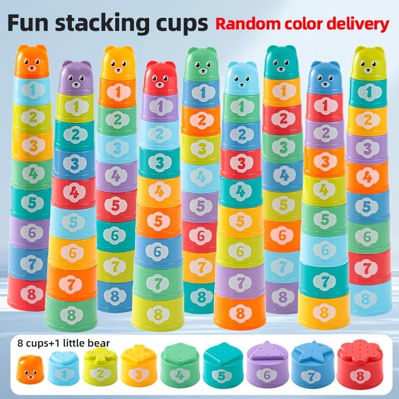 9PCS Rainbow Stacking Cups Set Random Color Nesting Cups Infant Bathroom Bath Water Toys Beach Sand Play Toys for Toddlers Gift 9pcs random colors
9PCS Rainbow Stacking Cups Set Random Color Nesting Cups Infant Bathroom Bath Water Toys Beach Sand Play Toys for Toddlers Gift 9pcs random colors