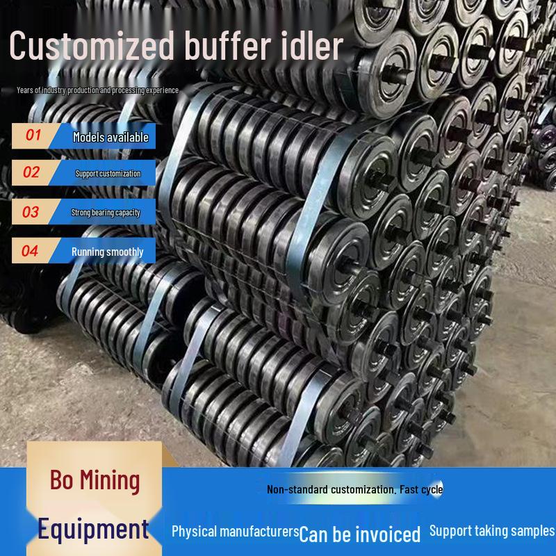 DTII Conveyor Roller Triple Buffer Idler for Mining
DTII Conveyor Roller Triple Buffer Idler for Mining