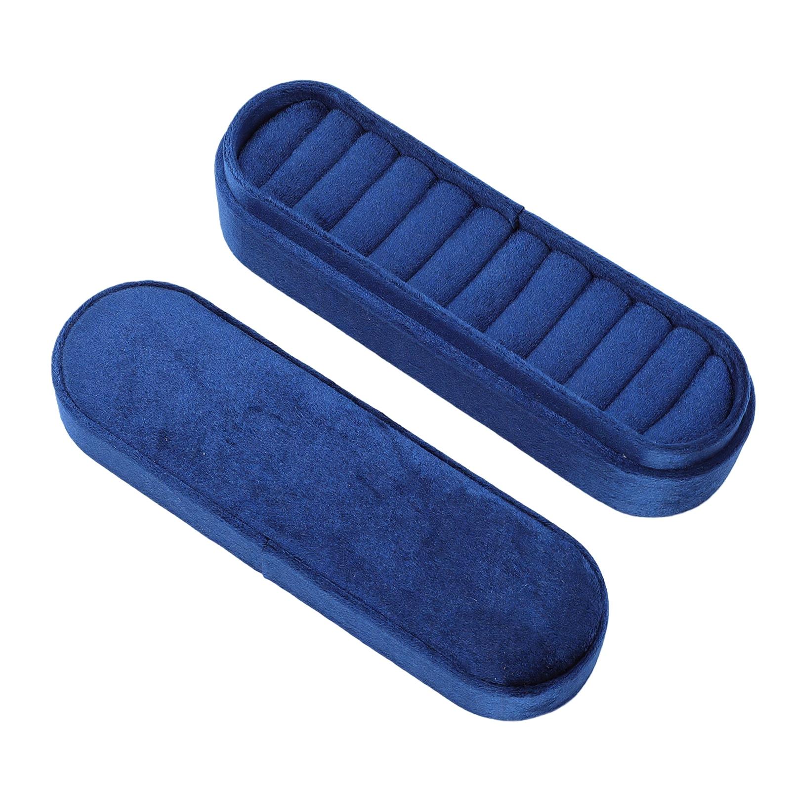 11 Slot Velvet Ring Storage Box High Capacity Portable Hard Shell Protection Removable Lid Multi Slot Ring Organizer
11 Slot Velvet Ring Storage Box High Capacity Portable Hard Shell Protection Removable Lid Multi Slot Ring Organizer