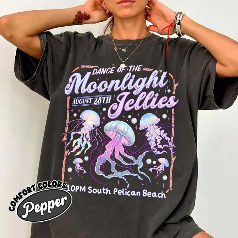 Dance of the Moonlight Jellies Stardew Valley Comfort Color Shirt Pelican Town Gamer Gift Cozy Farming Game Graphic Tee S
Dance of the Moonlight Jellies Stardew Valley Comfort Color Shirt Pelican Town Gamer Gift Cozy Farming Game Graphic Tee S