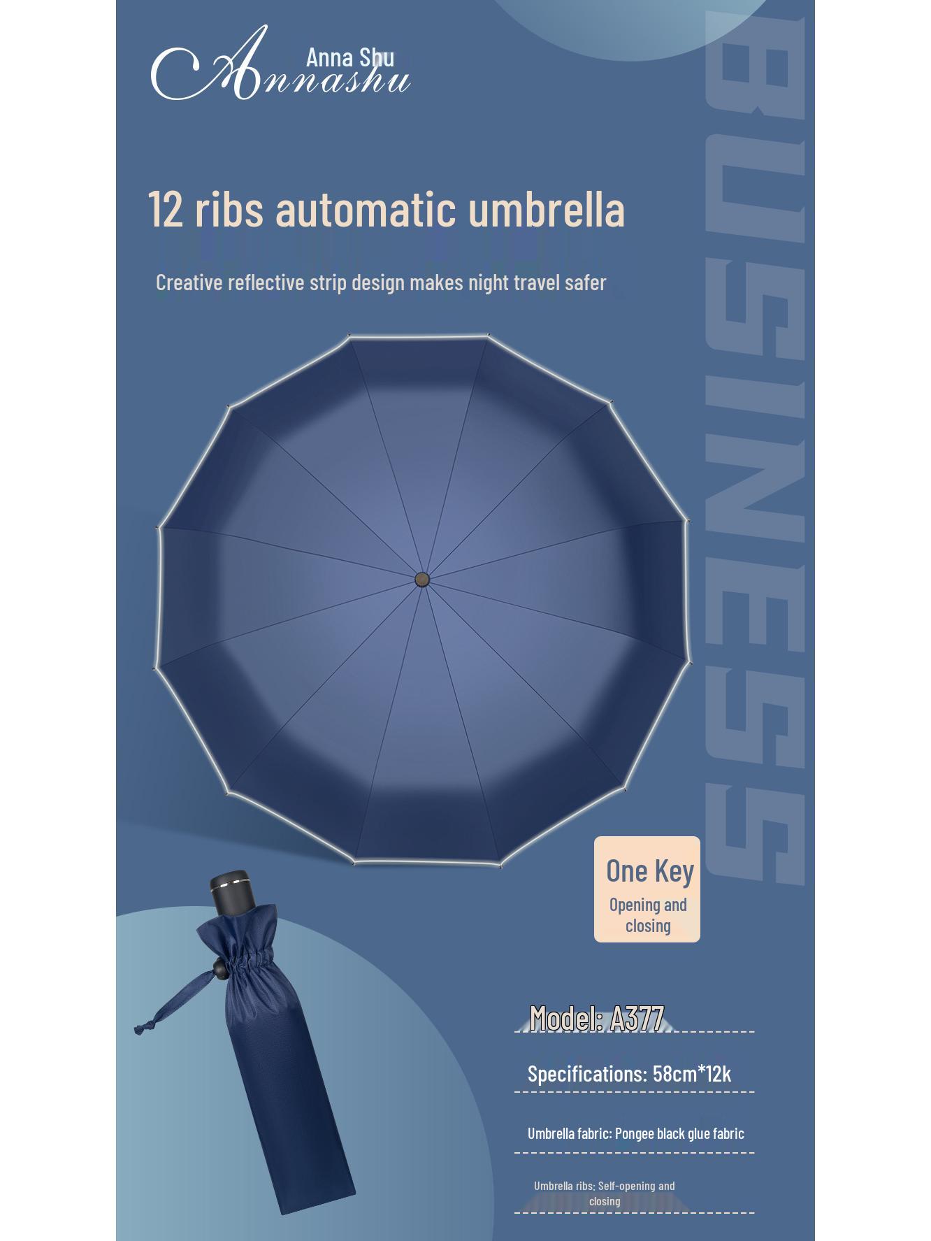Men s Large Dual-Use Automatic Folding Umbrella - Black Glue Sunshade, Rain or Shine.
Men s Large Dual-Use Automatic Folding Umbrella - Black Glue Sunshade, Rain or Shine.
