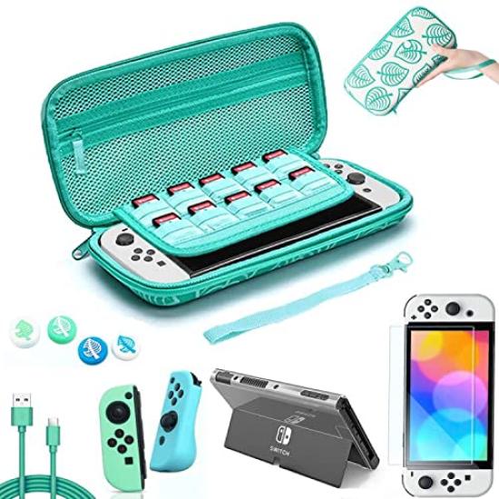 Switch OLED Case Animal Crossing 2022 Newest Switch OLED Case Cute 5in1 OLED Model Nintendo Switch OLED Model Case OLED Switch Cover Switch Glass Film
Switch OLED Case Animal Crossing 2022 Newest Switch OLED Case Cute 5in1 OLED Model Nintendo Switch OLED Model Case OLED Switch Cover Switch Glass Film