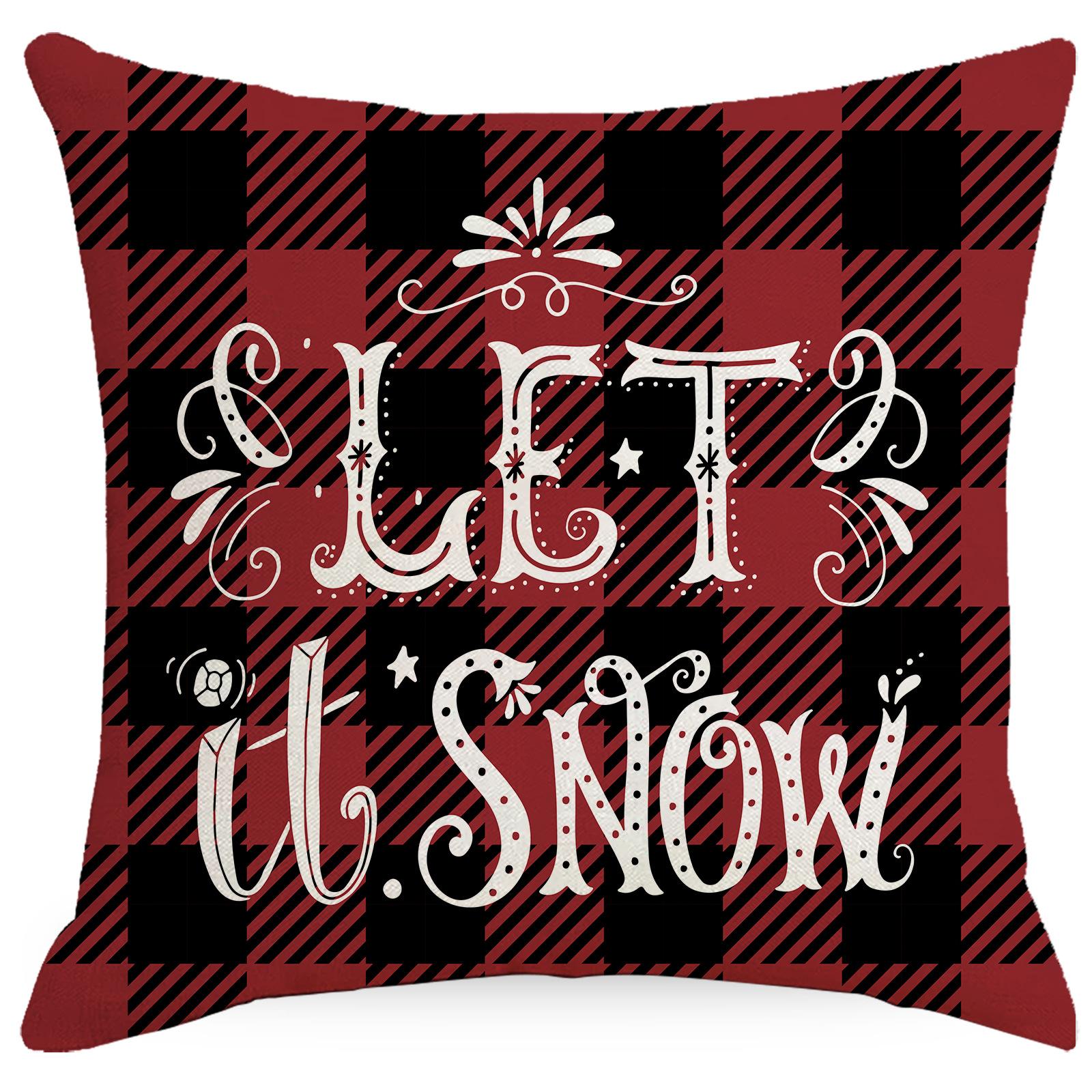 New Christmas Pillow Cover Cute Elk Red Striped Plaid Home Sofa Cushion Ornament Premium Durable Quality Useful 45 * 45Cm
New Christmas Pillow Cover Cute Elk Red Striped Plaid Home Sofa Cushion Ornament Premium Durable Quality Useful 45 * 45Cm