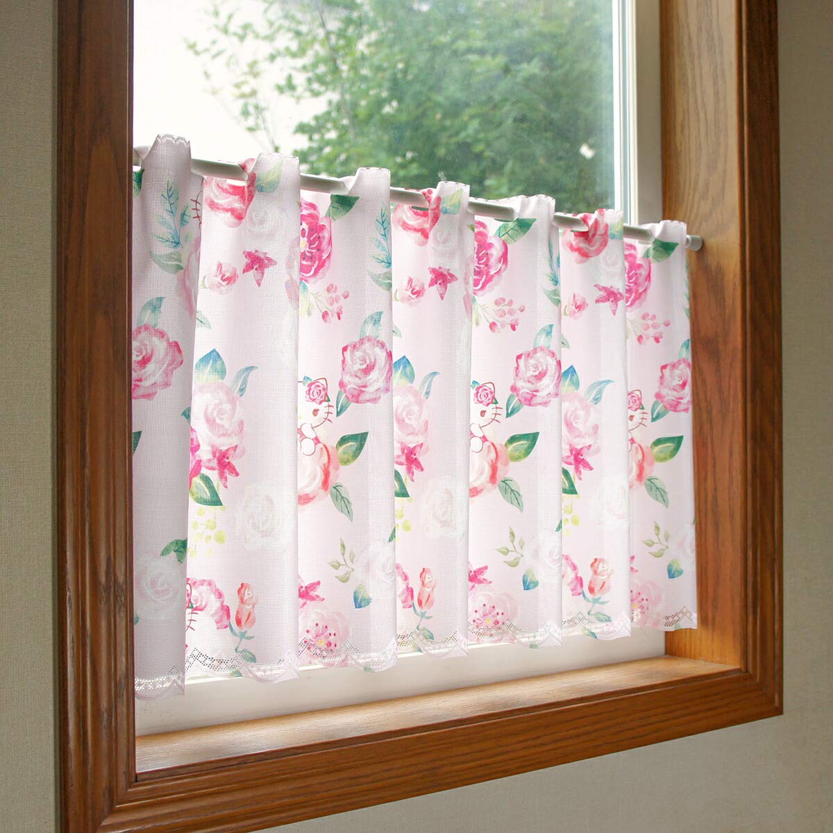 Noren Kobo Cafe Hello Kitty Rose 120cm Wide x 45cm Perfect for Small 93548 Curtain, Garden, Pink, Long, Windows,
Noren Kobo Cafe Hello Kitty Rose 120cm Wide x 45cm Perfect for Small 93548 Curtain, Garden, Pink, Long, Windows,