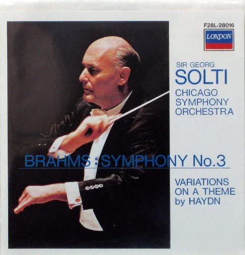 CD SOLTI SOLTI; CHICAGO SYMPHONY ORCHE - Brahms: Symphony No. 3 F28L28016 Japan Classical Used
CD SOLTI SOLTI; CHICAGO SYMPHONY ORCHE - Brahms: Symphony No. 3 F28L28016 Japan Classical Used