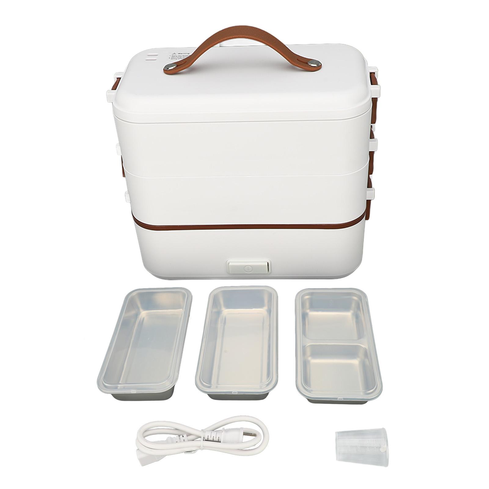 Electric Lunch Box Food Heater 3 Layer 1.2L Capacity 304 Stainless Steel Leak Proof Divided Heating L
Electric Lunch Box Food Heater 3 Layer 1.2L Capacity 304 Stainless Steel Leak Proof Divided Heating L