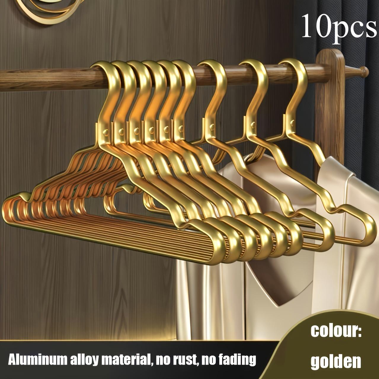 5/10pcs Golden Durable Children Clothing Aluminum Alloy Clothing Hanger Domestic Adult Hanging Coat Hanger Supplies Organizer
5/10pcs Golden Durable Children Clothing Aluminum Alloy Clothing Hanger Domestic Adult Hanging Coat Hanger Supplies Organizer