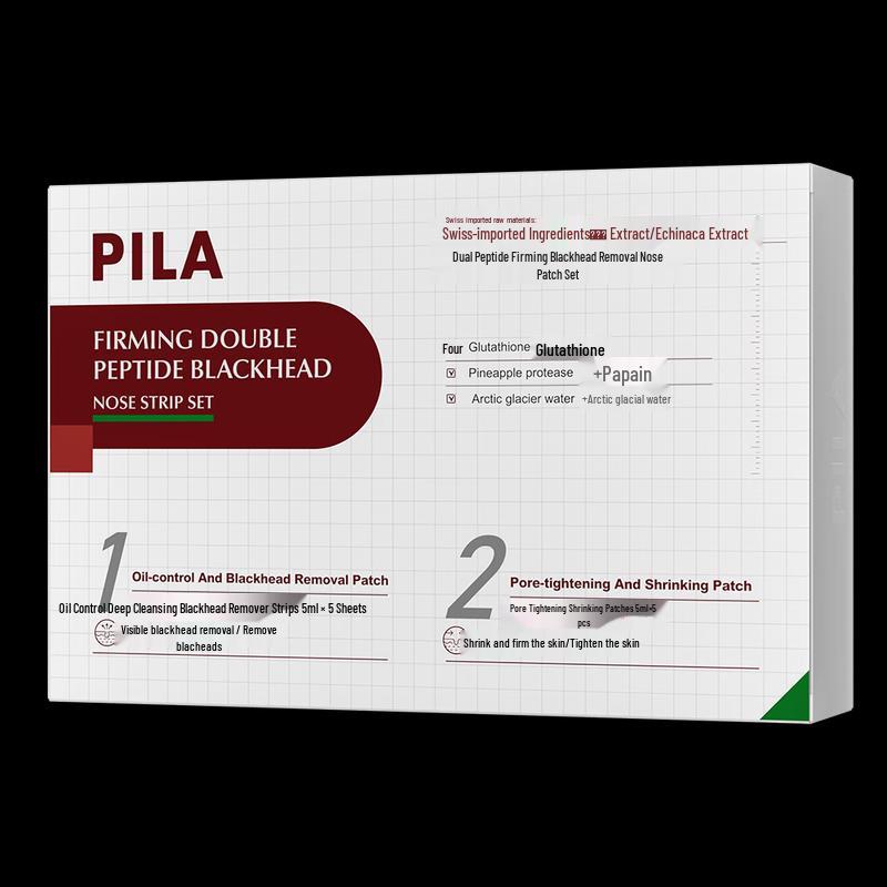 PILA Double Peptide Blackhead Removal Nose Patch Set
PILA Double Peptide Blackhead Removal Nose Patch Set