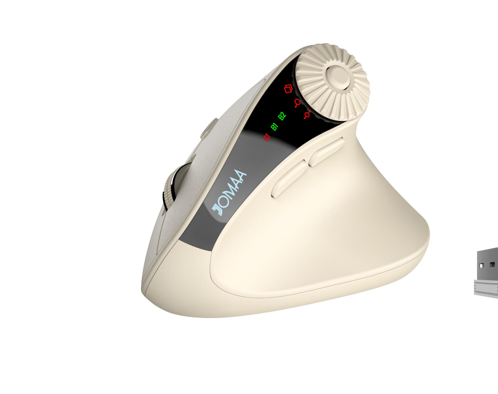 JOMAA Ergonomic Silent Wireless Bluetooth Vertical Mouse with Display Screen
JOMAA Ergonomic Silent Wireless Bluetooth Vertical Mouse with Display Screen
