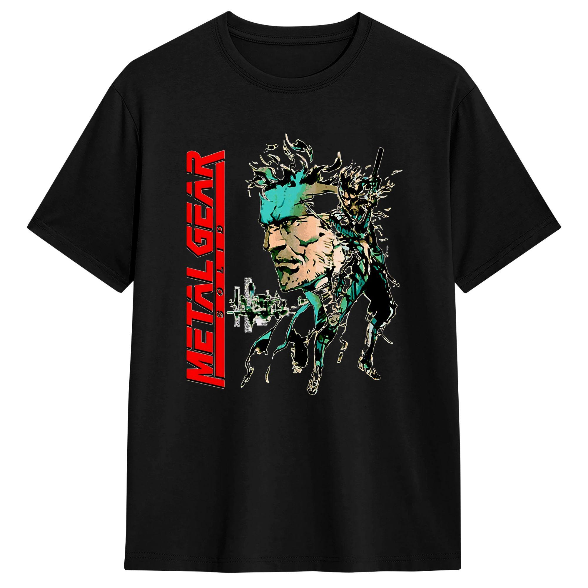 Fashion Metal Gear Solid Game Poster T-Shirt Men Round Neck 100% Cotton T Shirt Short Sleeve Tees Birthday Present Tops 5XL різнокольоровий
Fashion Metal Gear Solid Game Poster T-Shirt Men Round Neck 100% Cotton T Shirt Short Sleeve Tees Birthday Present Tops 5XL різнокольоровий