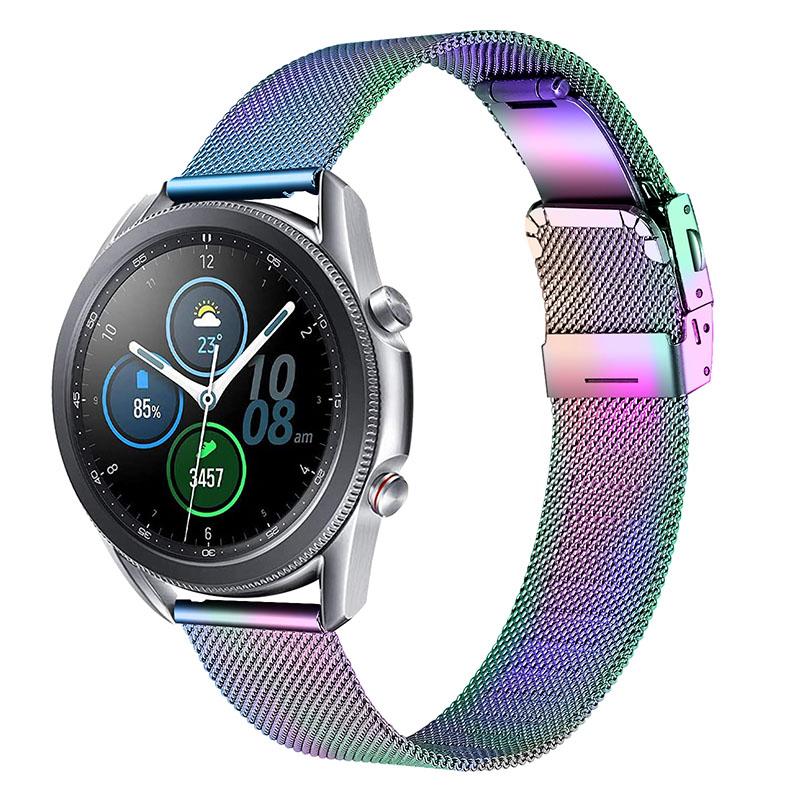 For Samsung Galaxy Watch3 41mm Stainless Steel Milanese Watch Strap with Tortoise Back Buckle Multi-color
For Samsung Galaxy Watch3 41mm Stainless Steel Milanese Watch Strap with Tortoise Back Buckle Multi-color