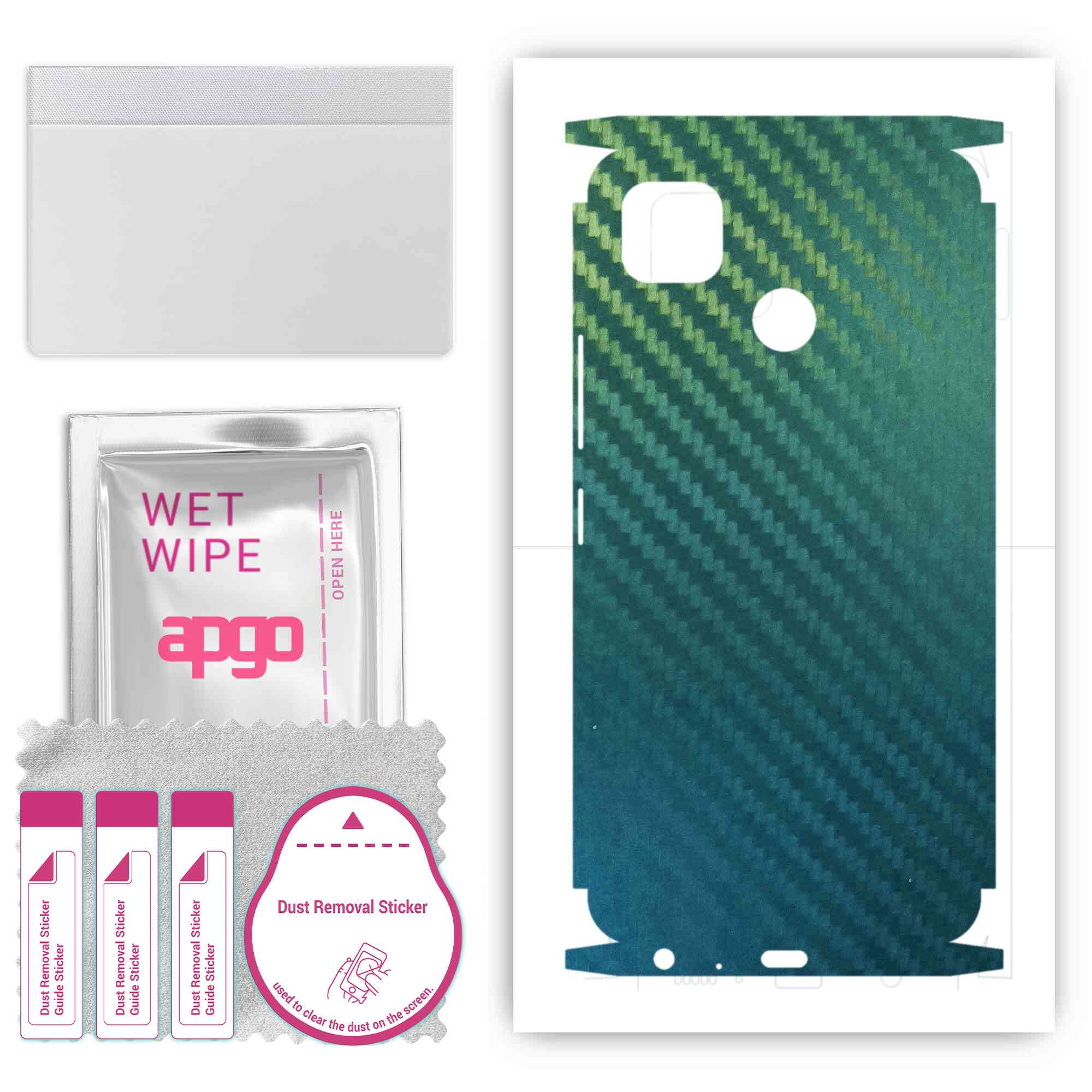 apgo Protective Skin Sticker for the back+sides compatible with Tecno Pop 4, Full Wrap Film, Foil, Vinyl - Pattern Carbon Chameleon CAKA1
apgo Protective Skin Sticker for the back+sides compatible with Tecno Pop 4, Full Wrap Film, Foil, Vinyl - Pattern Carbon Chameleon CAKA1