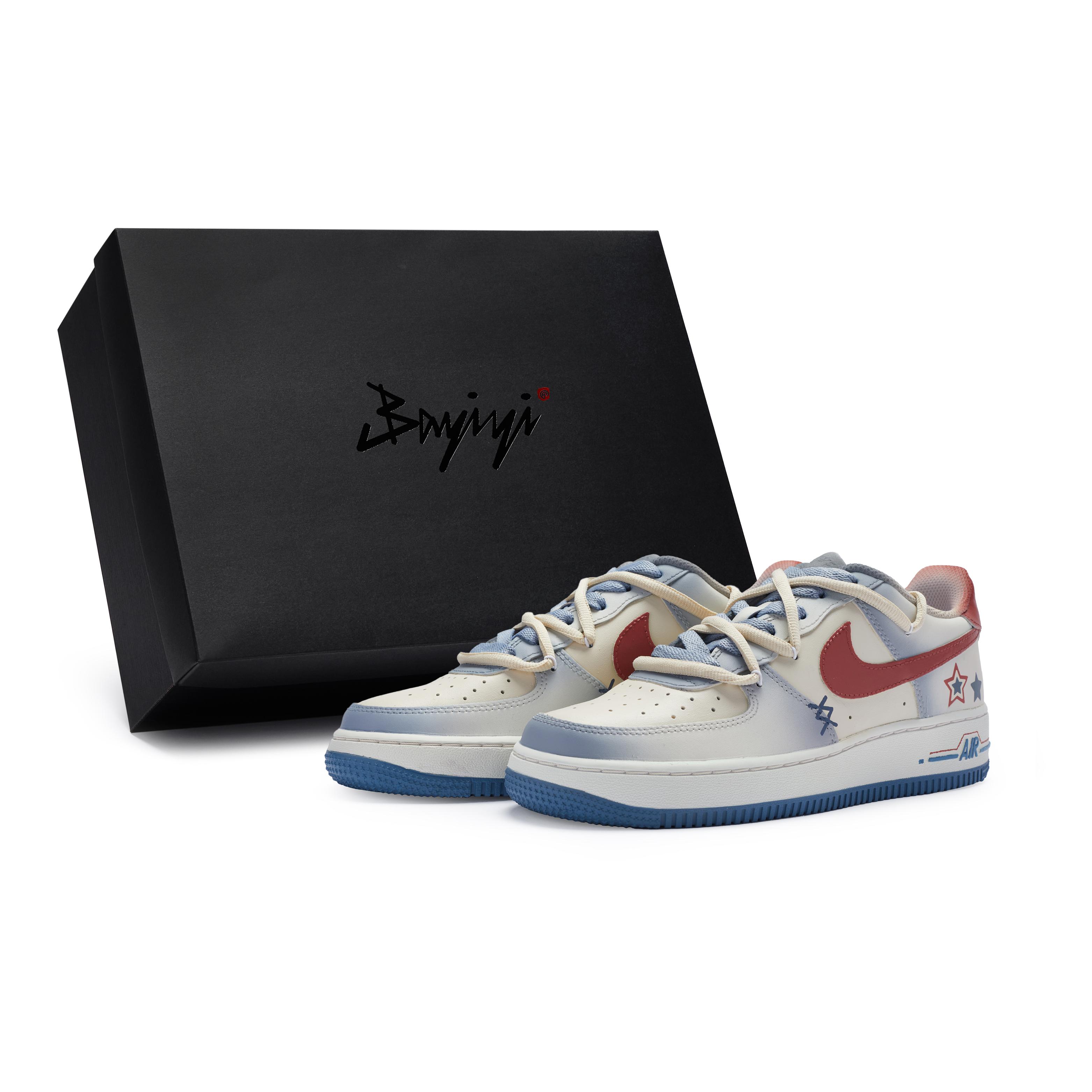Nike Air Force 1 Slip Resistant Low top Skateboard Shoes GS White Blue DH2920-111(Team80-S-BOX) 38.5
Nike Air Force 1 Slip Resistant Low top Skateboard Shoes GS White Blue DH2920-111(Team80-S-BOX) 38.5