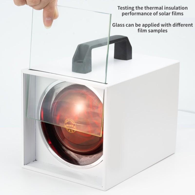 275 Вт Тестер тонировки Ручной Автомобильная оконная пленка Тест на теплоотражение Портативная инфракрасная лампа
275 Вт Тестер тонировки Ручной Автомобильная оконная пленка Тест на теплоотражение Портативная инфракрасная лампа