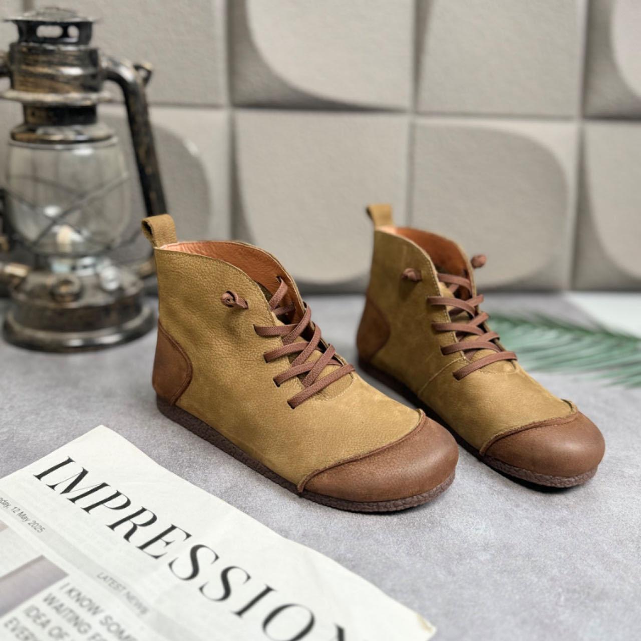 New women s boots single leather comfortable soft sole elastic lace-up single shoes first layer cowhide short boots women s genuine women s shoes 40 хакі
New women s boots single leather comfortable soft sole elastic lace-up single shoes first layer cowhide short boots women s genuine women s shoes 40 хакі